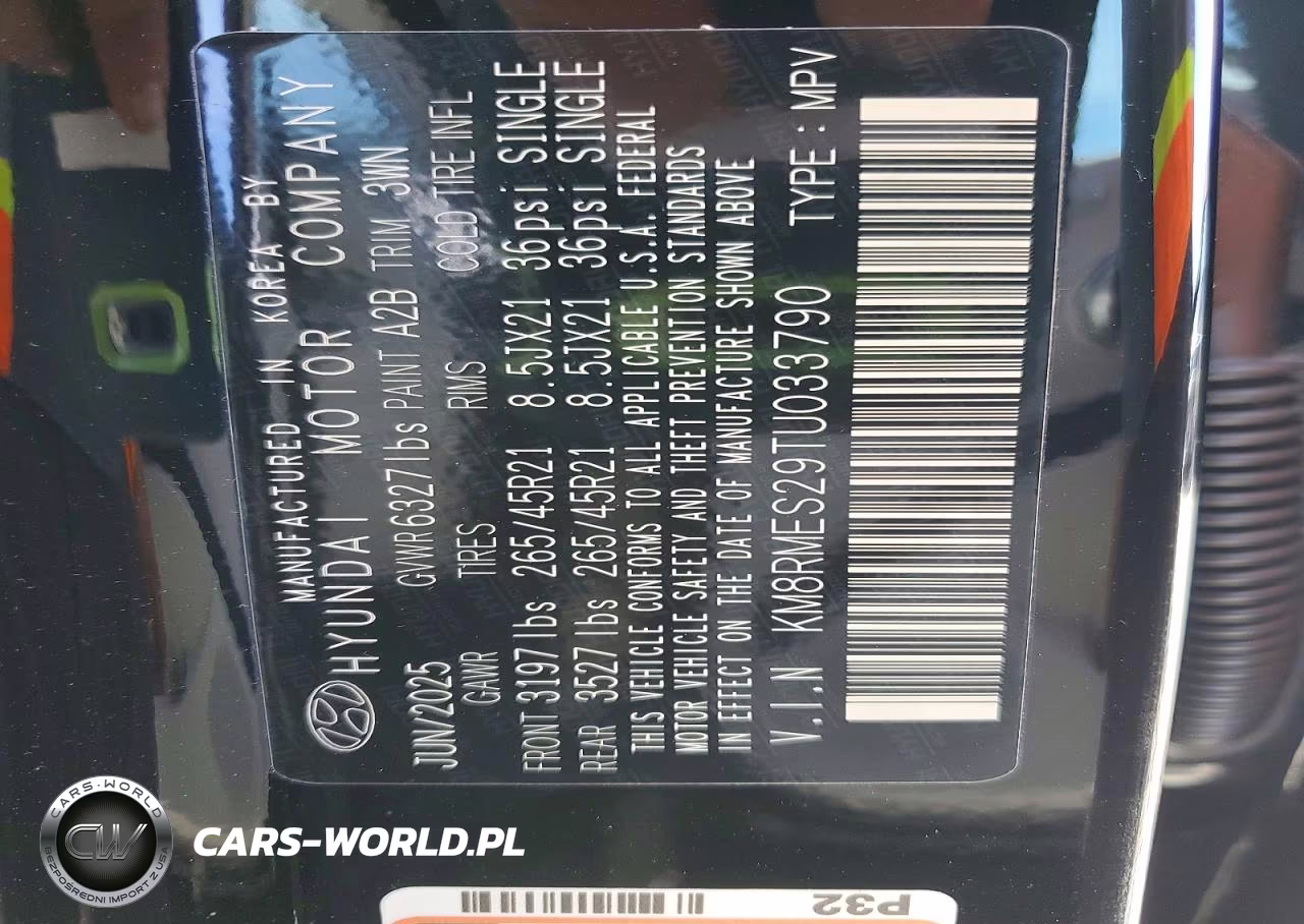 2026 Hyundai Palisade Calligraphy VIN:KM8RMES29TU033790 - 12