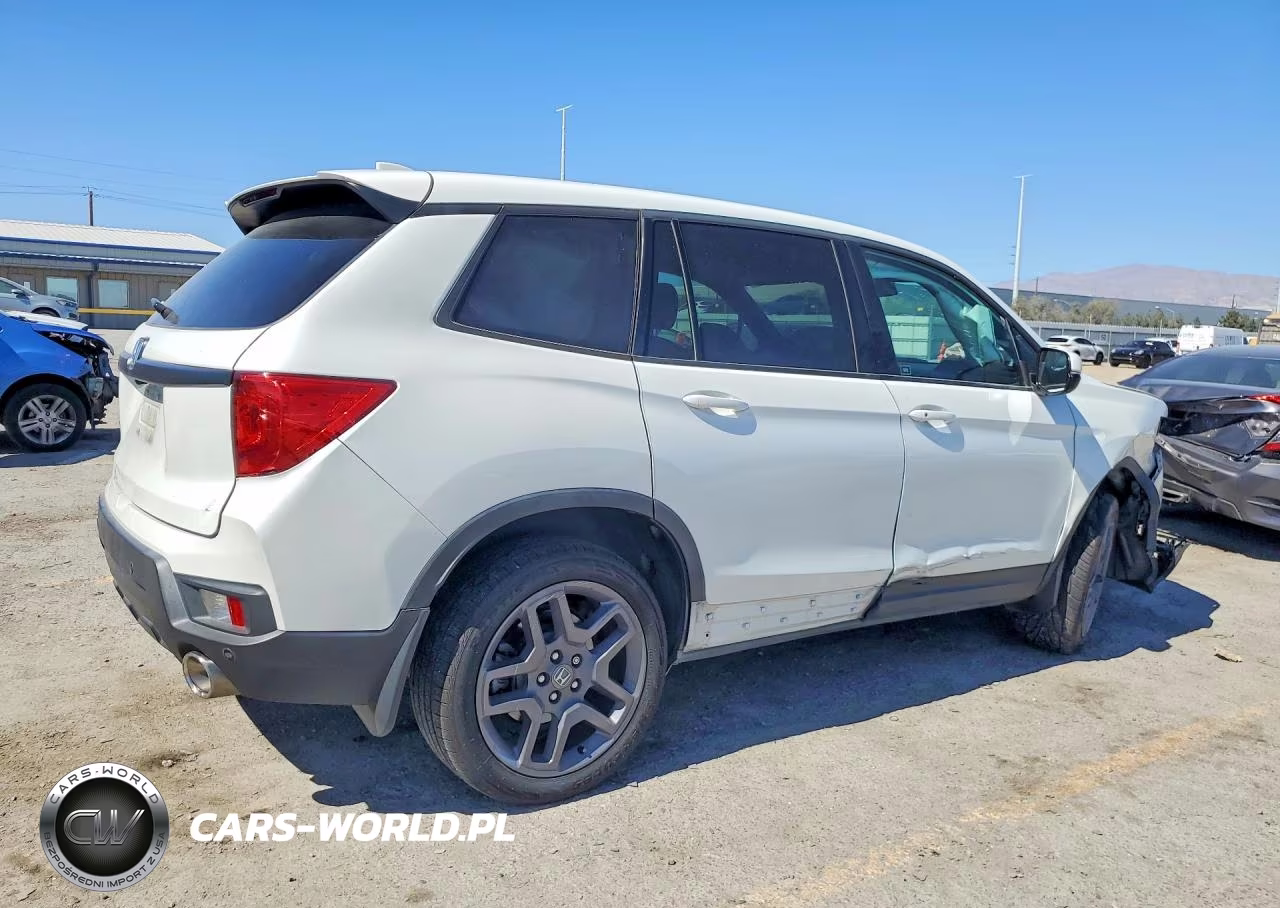 2022 Honda Passport Exl VIN:5FNYF7H50NB005542 - 3