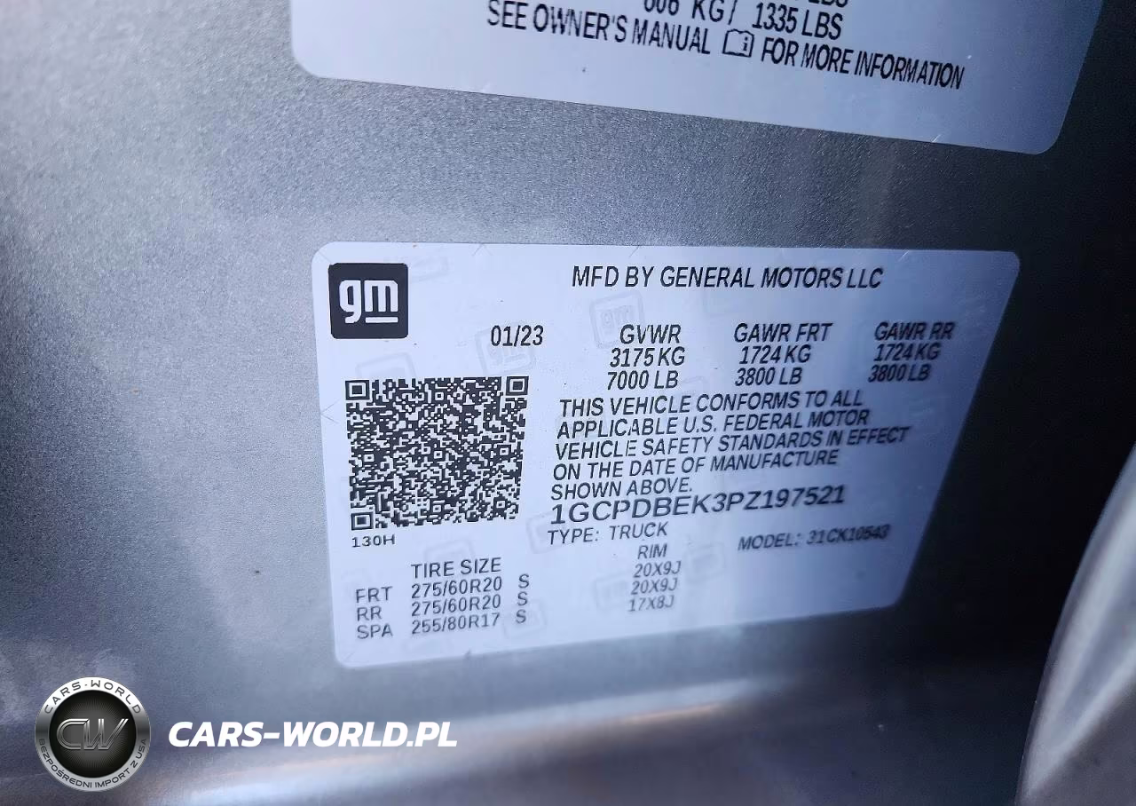 2023 Chevrolet Silverado K1500 Custom VIN:1GCPDBEK3PZ197521 - 12