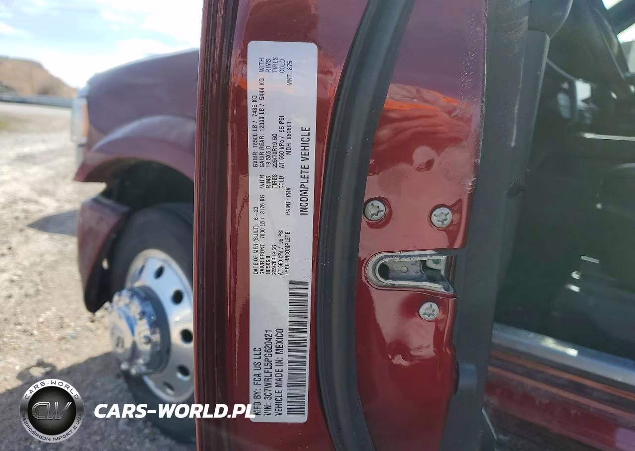 2023 Ram 4500 VIN:3C7WRLFL5PG620421 - 13