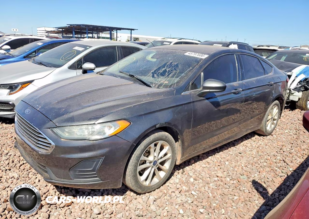 2019 Ford Fusion Se VIN:3FA6P0HD0KR114392 - 1
