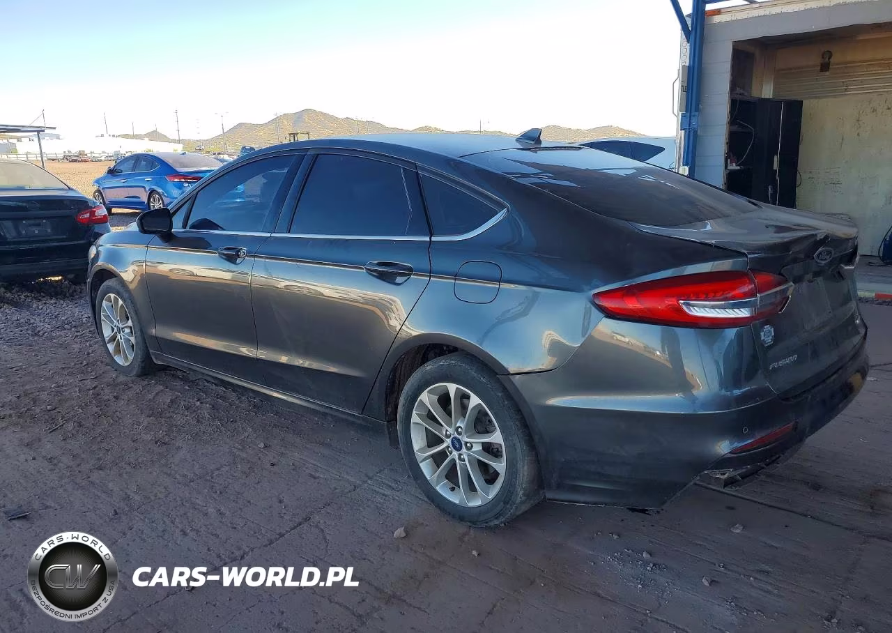 2019 Ford Fusion Se VIN:3FA6P0HD0KR114392 - 2