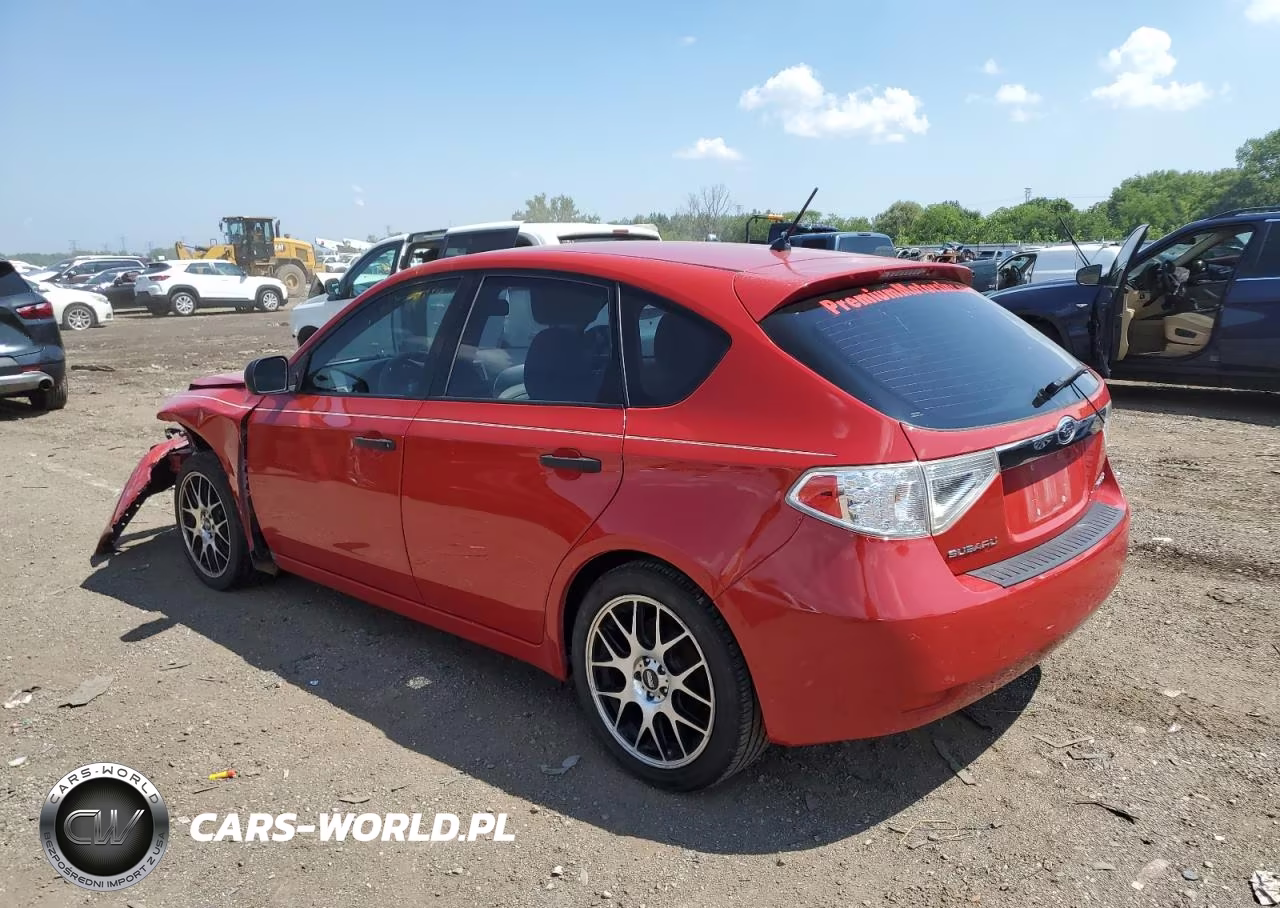 2008 Subaru Impreza 2.5I VIN:JF1GH61668H802004 - 2