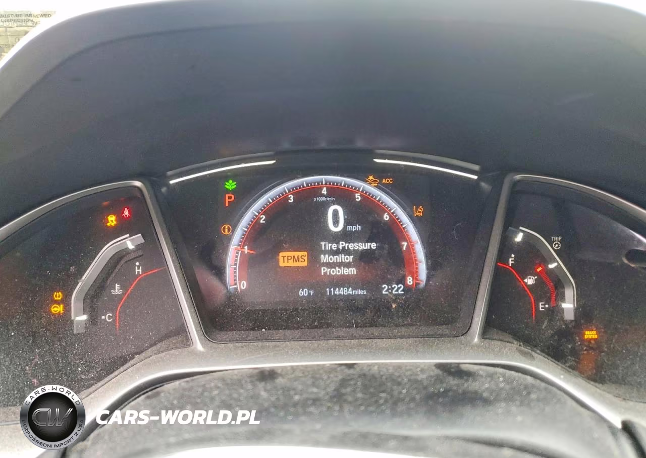 2020 Honda Civic Sport VIN:2HGFC2F86LH550329 - 9