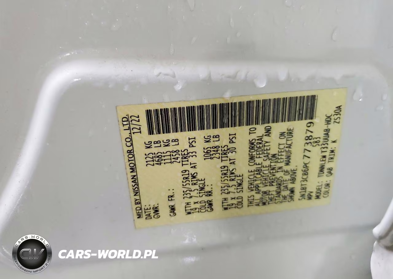 2023 Nissan Rogue Sl VIN:5N1BT3CB6PC773879 - 12