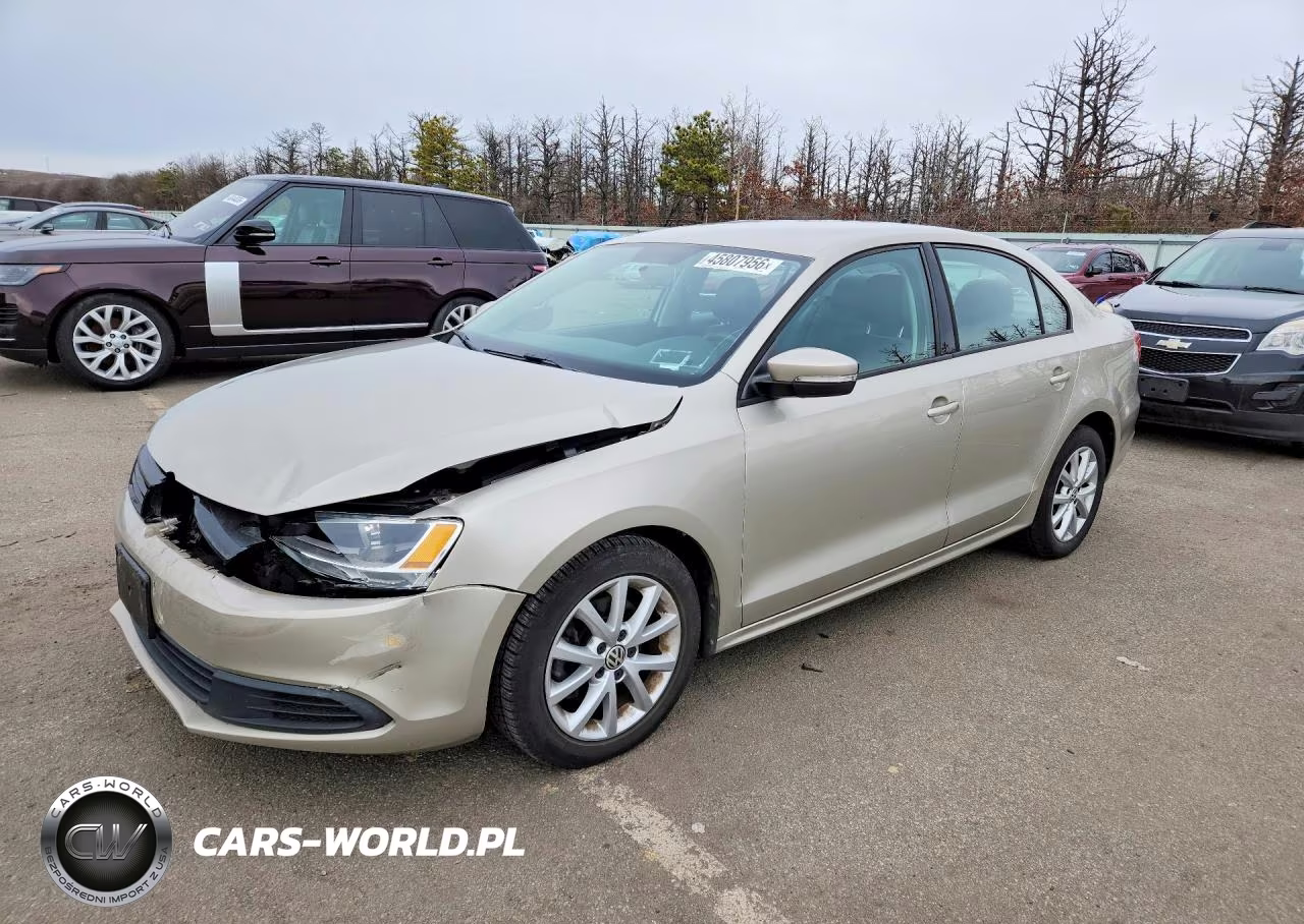 2012 Volkswagen Jetta Se VIN:3VWDP7AJ7CM455780 - 1