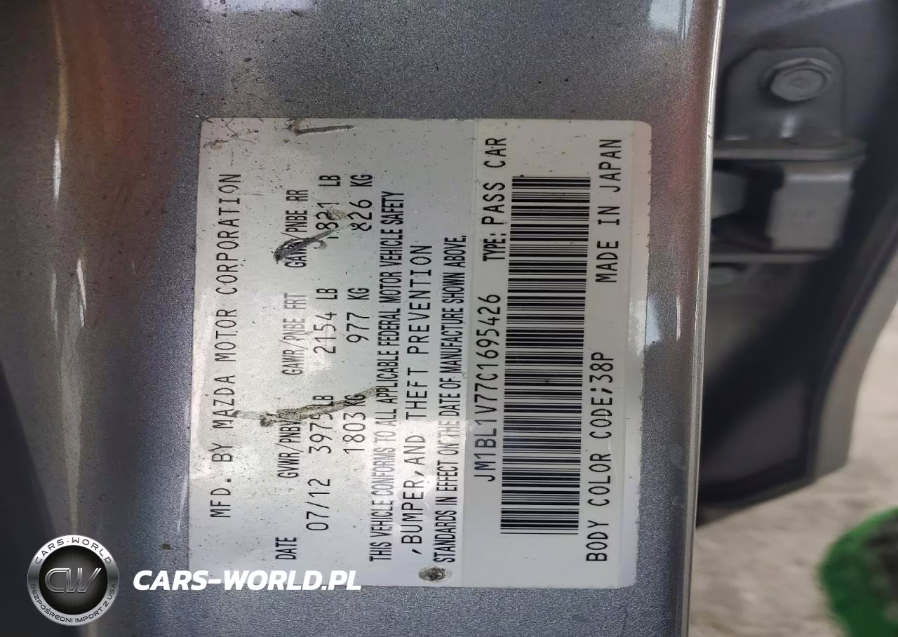 2012 Mazda 3 I VIN:JM1BL1V77C1695426 - 13