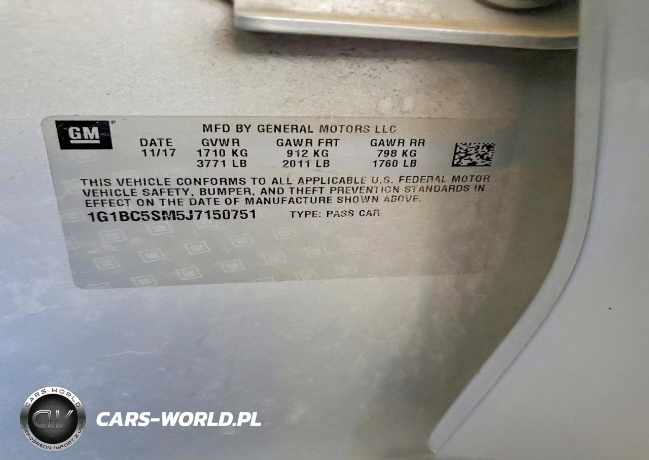 2018 Chevrolet Cruze Ls VIN:1G1BC5SM5J7150751 - 12