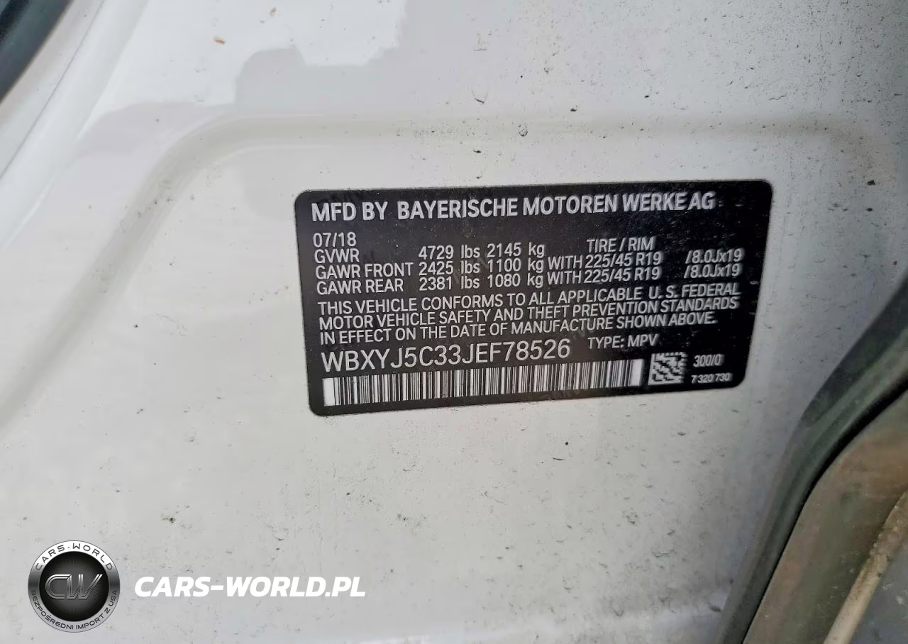 2018 BMW X2 xDrive28I VIN:WBXYJ5C33JEF78526 - 12