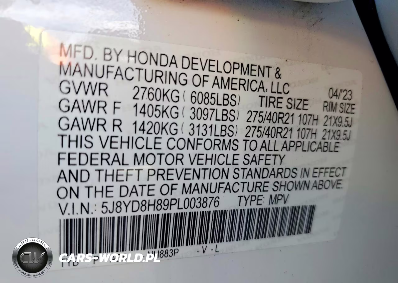 2023 Acura Mdx Type S Advance VIN:5J8YD8H89PL003876 - 14