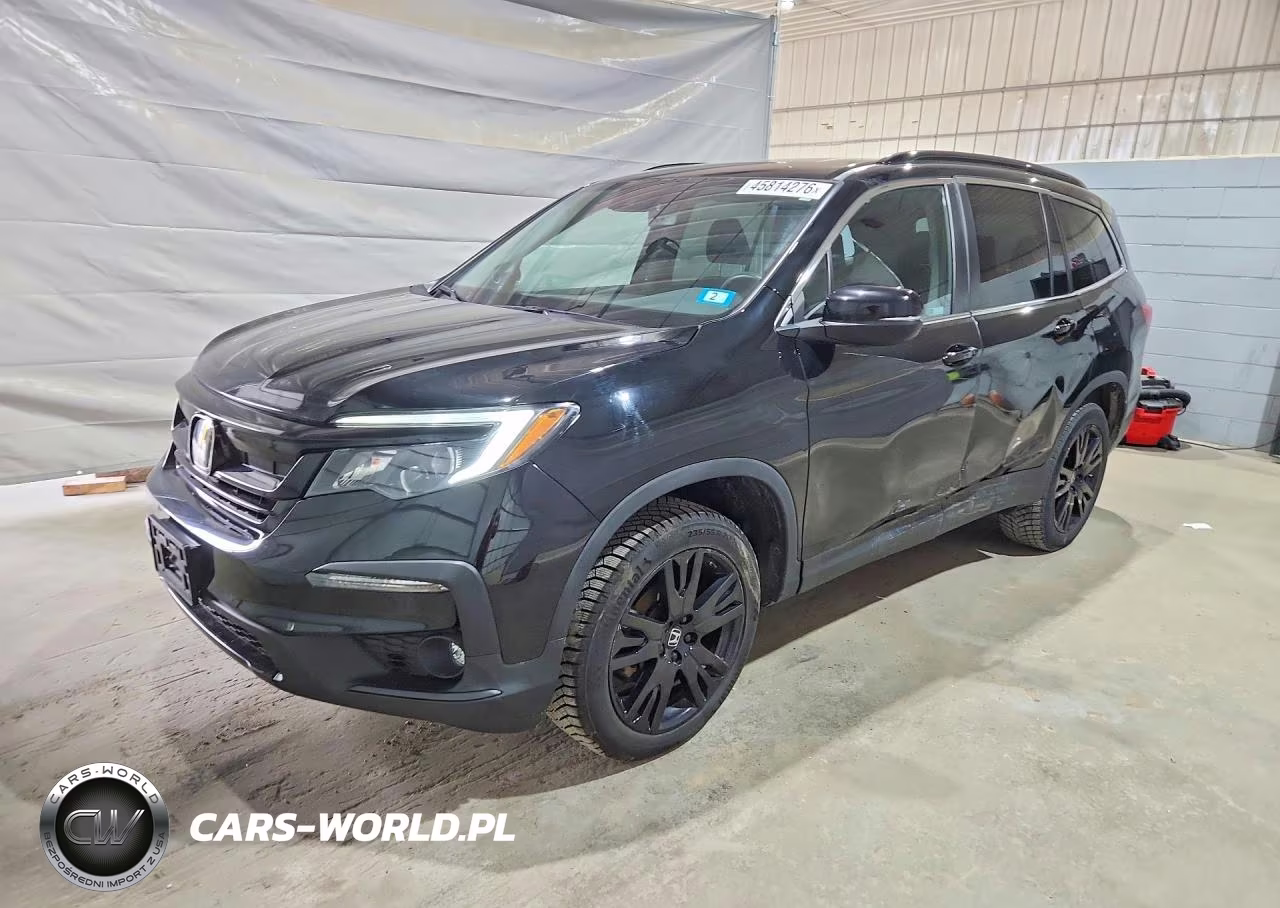 2022 Honda Pilot Se VIN:5FNYF6H29NB055940 - 1
