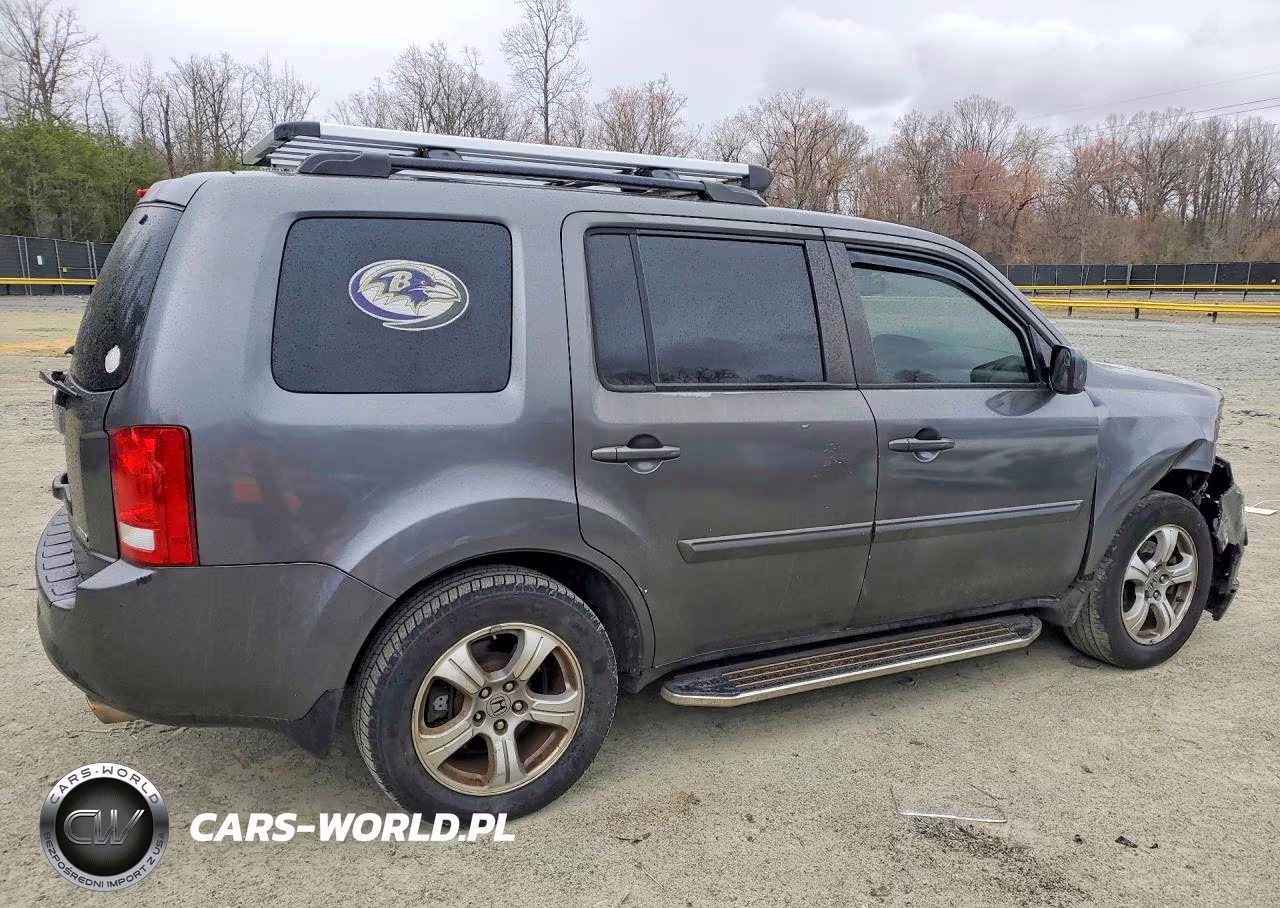 2013 Honda Pilot Exl VIN:5FNYF4H59DB020618 - 3