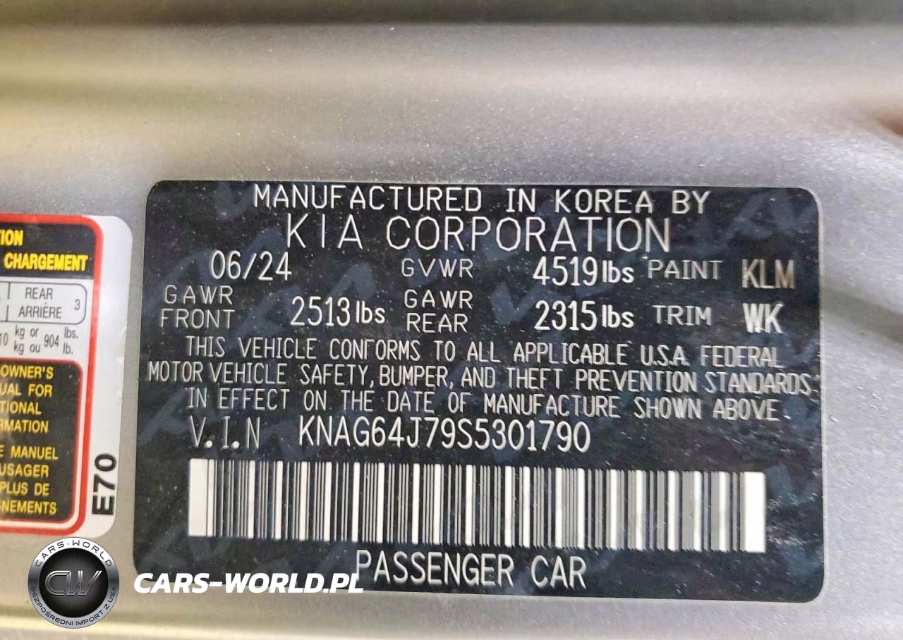 2025 Kia K5 Gt-Line VIN:KNAG64J79S5301790 - 12