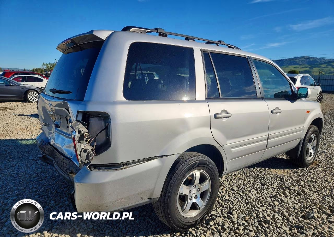 2008 Honda Pilot Exl VIN:5FNYF185X8B039893 - 3