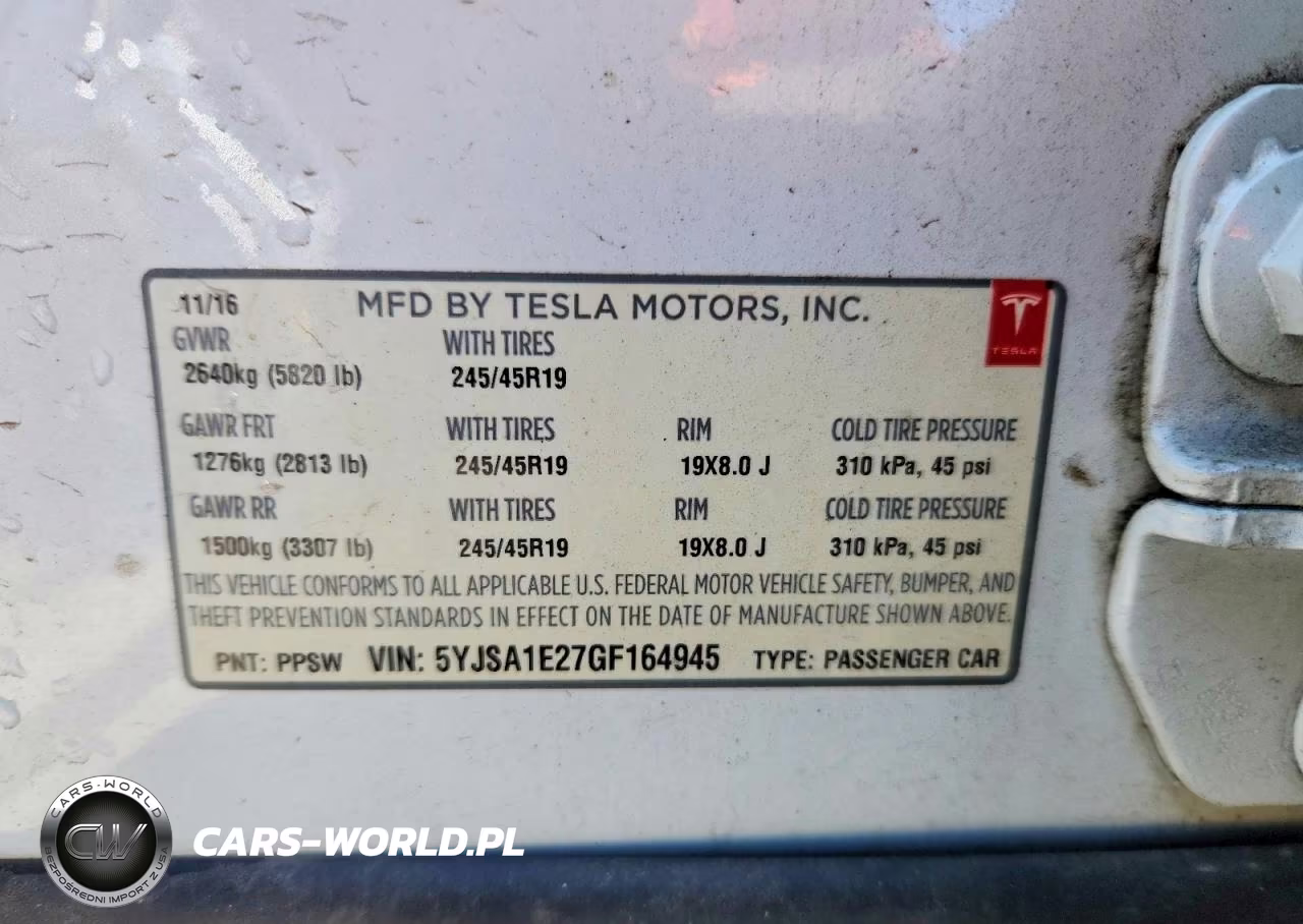 2016 Tesla Model S VIN:5YJSA1E27GF164945 - 13