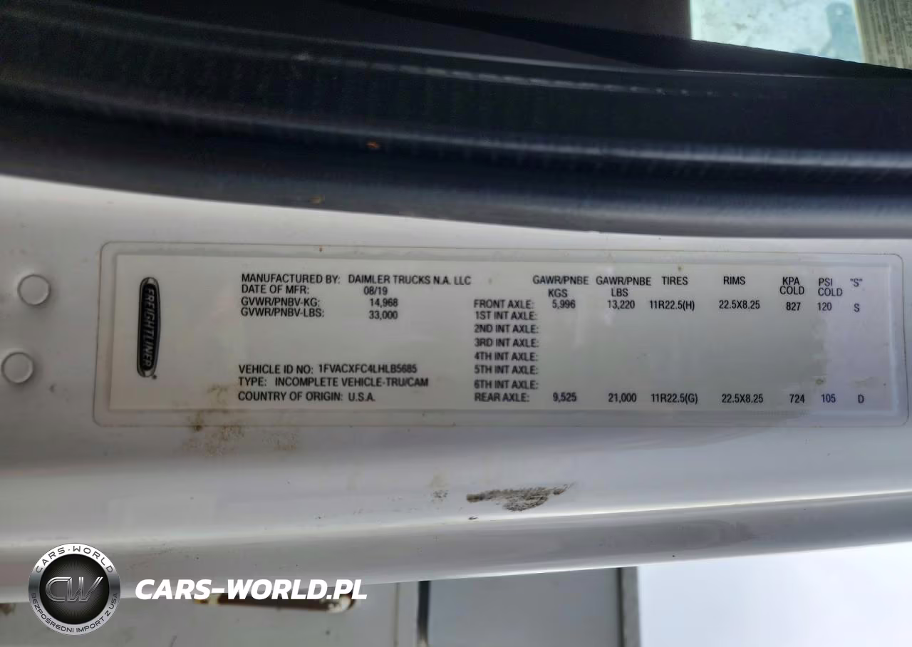 2020 Freightliner M2 106 Medium Duty VIN:1FVACXFC4LHLB5685 - 10