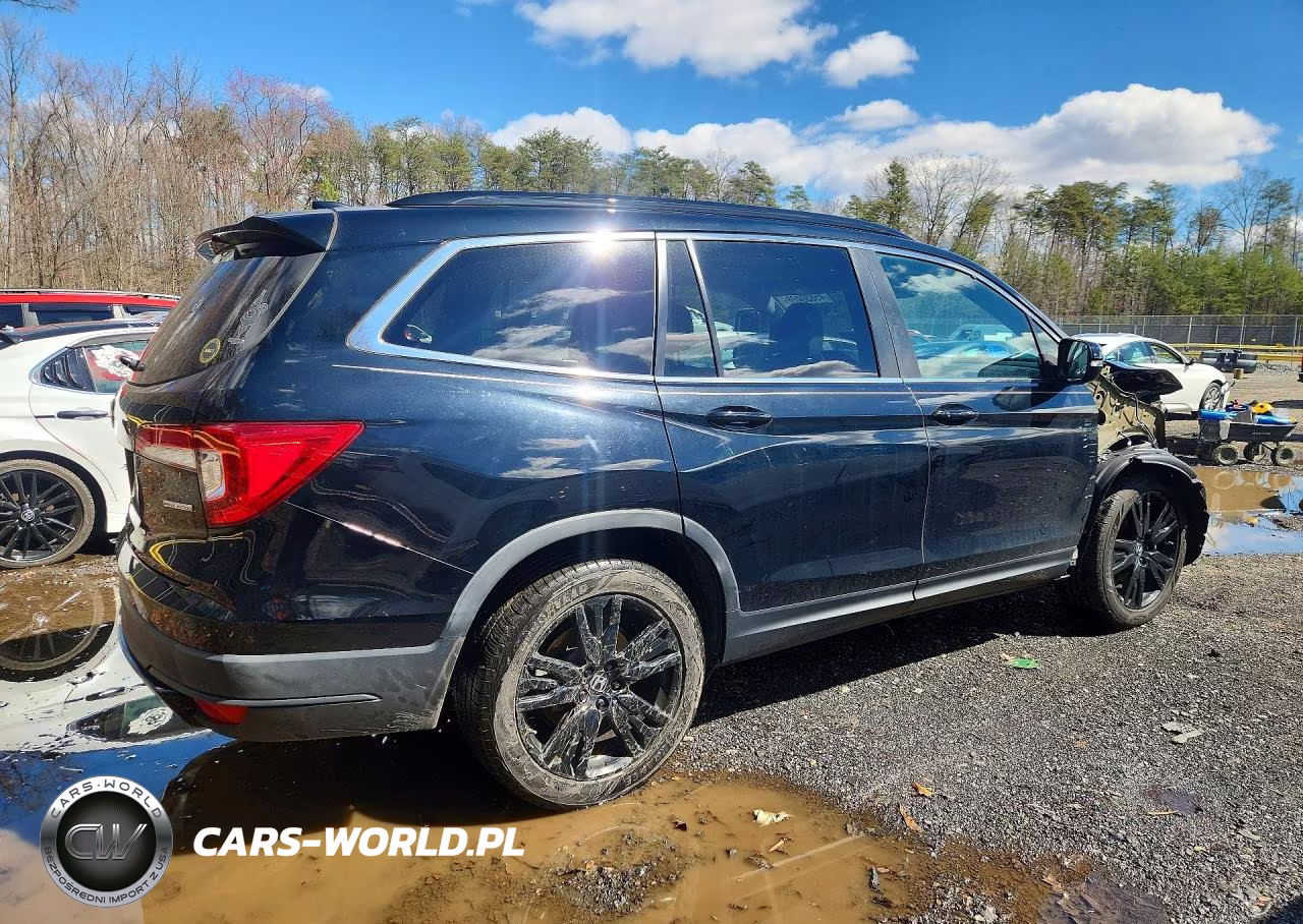 2021 Honda Pilot Se VIN:5FNYF5H26MB026923 - 3