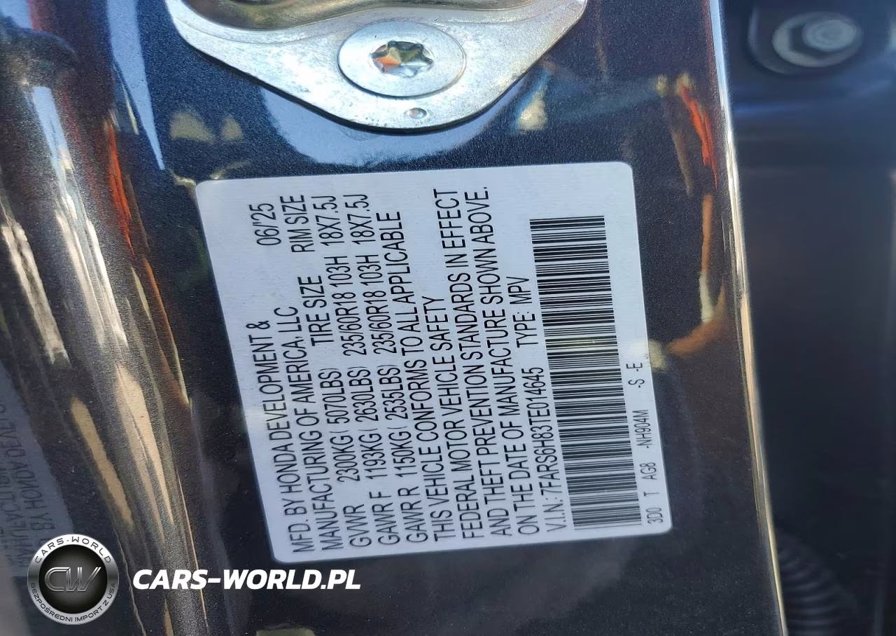 2026 Honda Cr-V Sport-L VIN:7FARS6H83TE014645 - 13