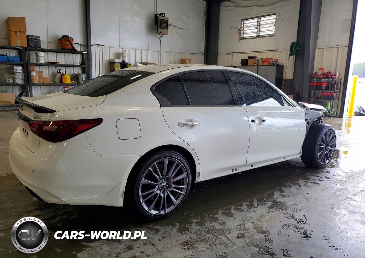 2023 Infiniti Q50 Red Sport 400 VIN:JN1FV7DR6PM590806 - 3