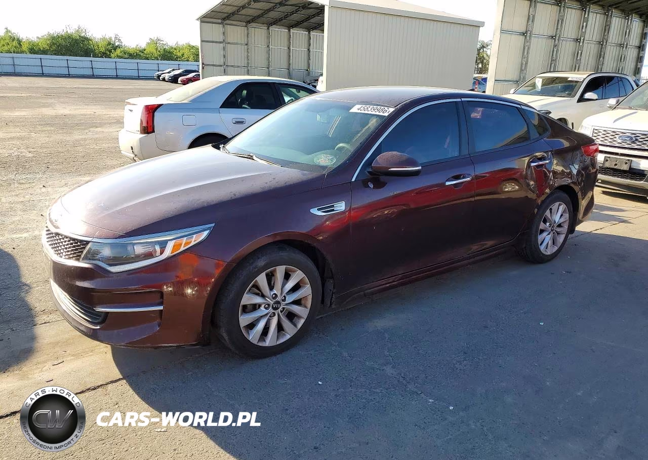 2018 Kia Optima Lx VIN:5XXGT4L39JG266393 - 1