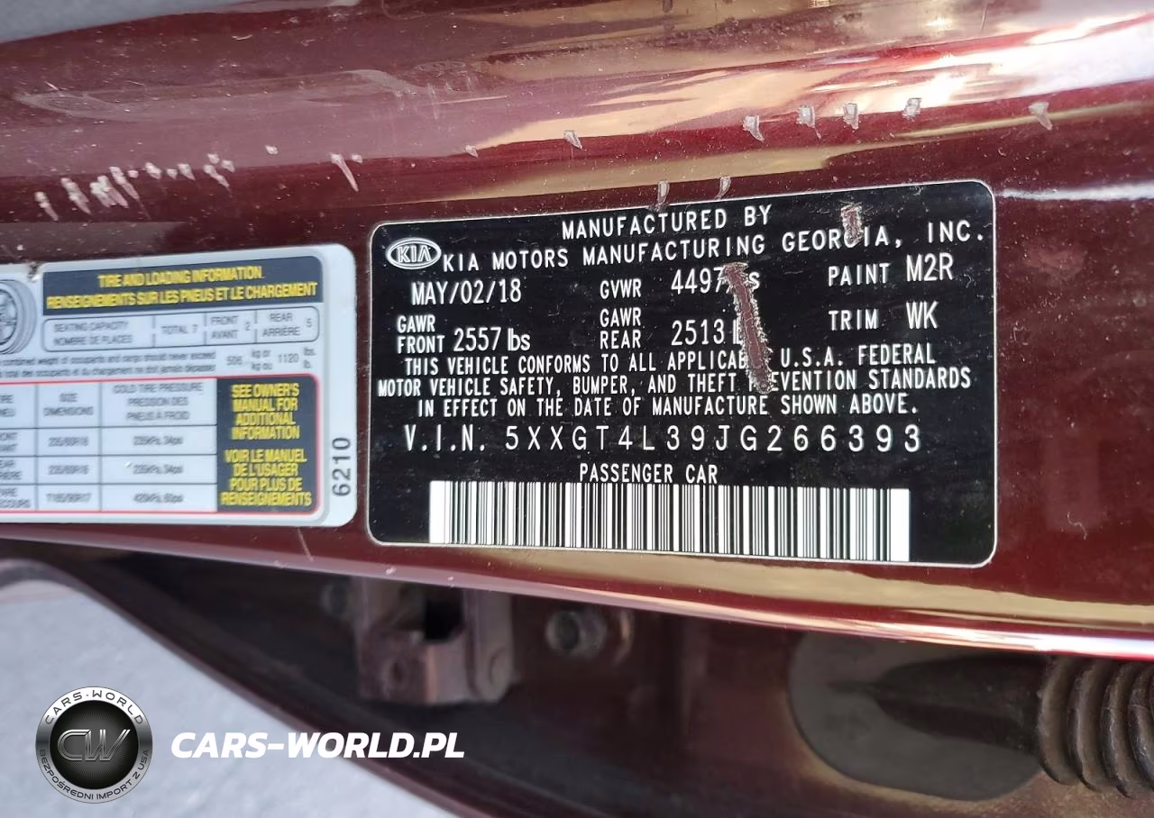 2018 Kia Optima Lx VIN:5XXGT4L39JG266393 - 12