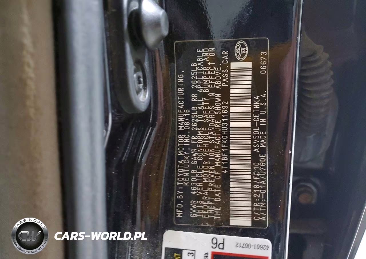2017 Toyota Camry Le VIN:4T1BF1FK0HU311692 - 12