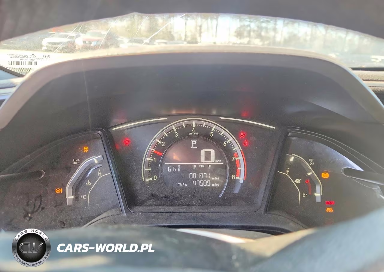 2018 Honda Civic Lx VIN:2HGFC4B54JH306005 - 9