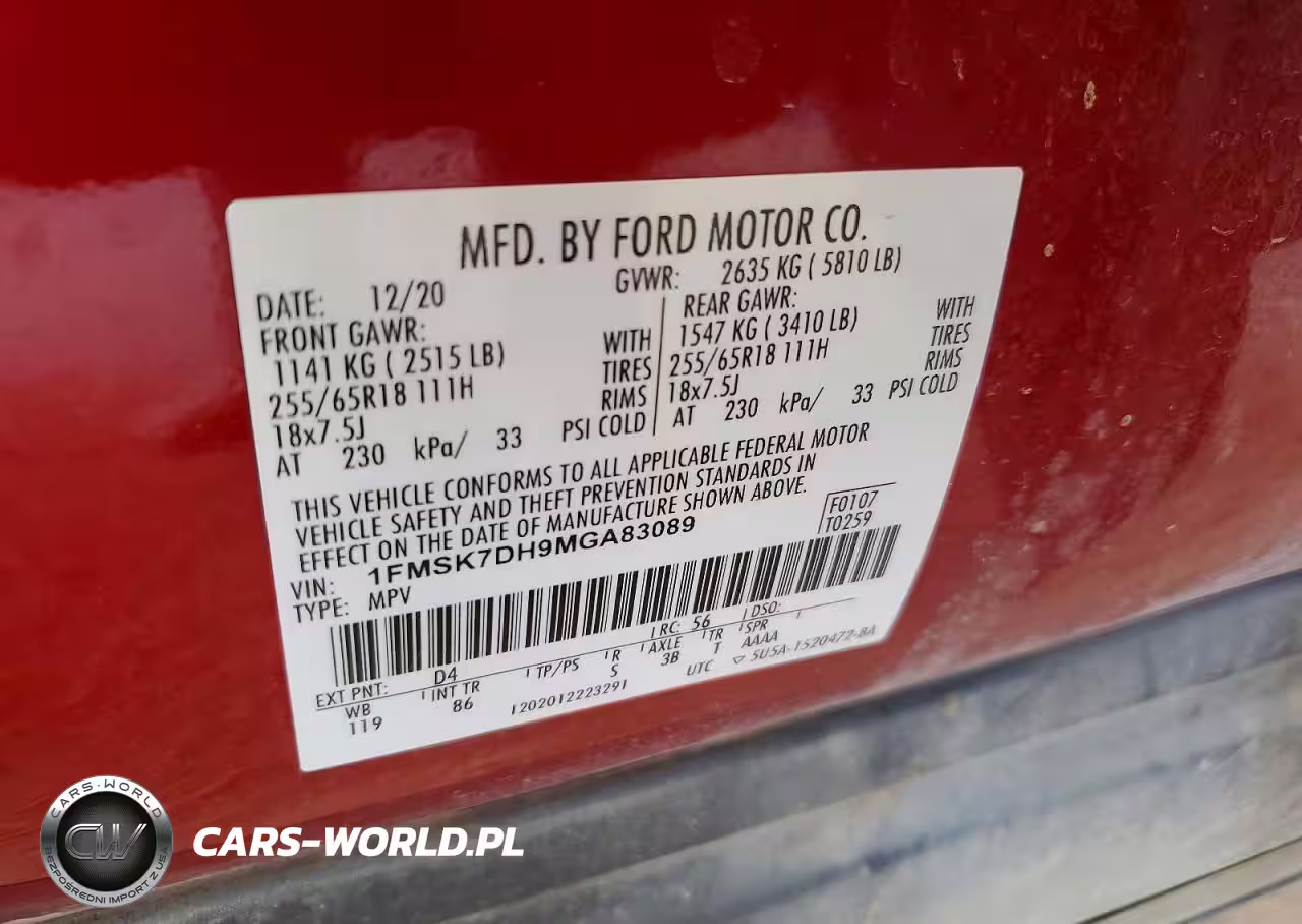 2021 Ford Explorer Xlt VIN:1FMSK7DH9MGA83089 - 13