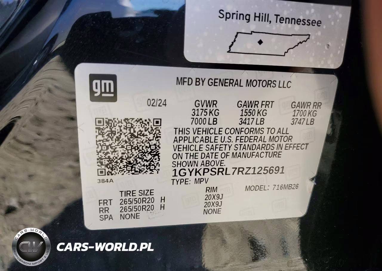 2024 Cadillac Lyriq Luxury VIN:1GYKPSRL7RZ125691 - 14