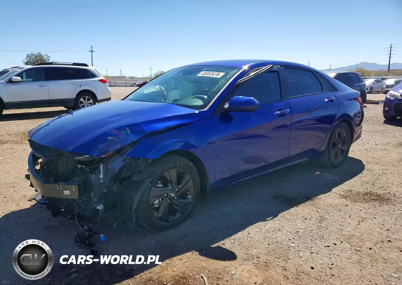 2023 Hyundai Elantra Hybrid Blue