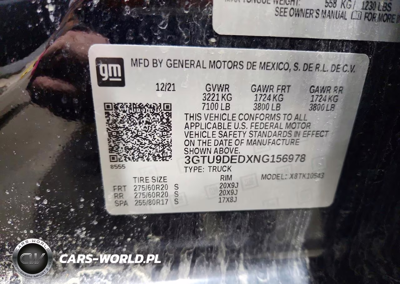 2022 GMC C1500 VIN:3GTU9DEDXNG156978 - 12