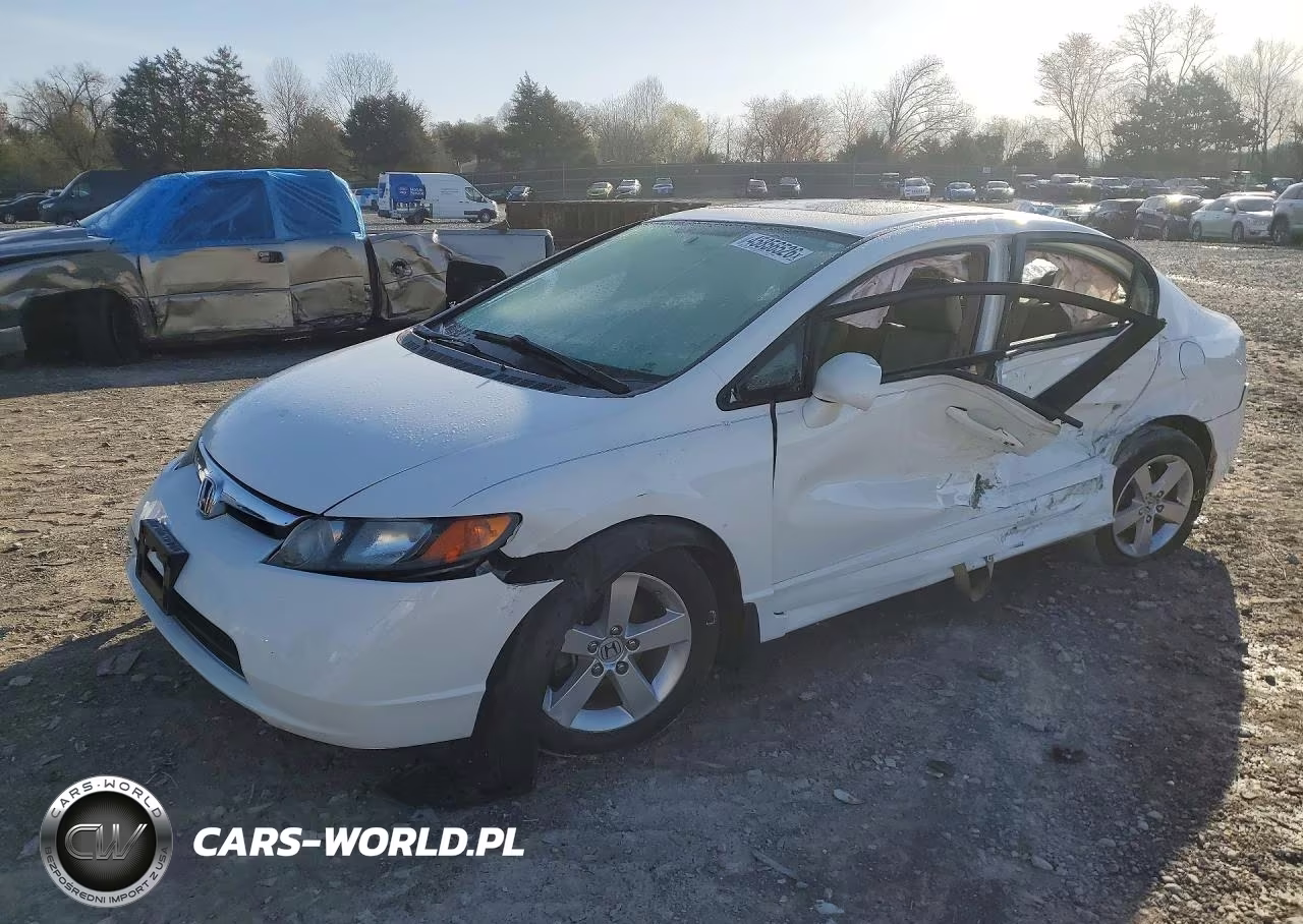 2008 Honda Civic Exl VIN:2HGFA16918H530537 - 1