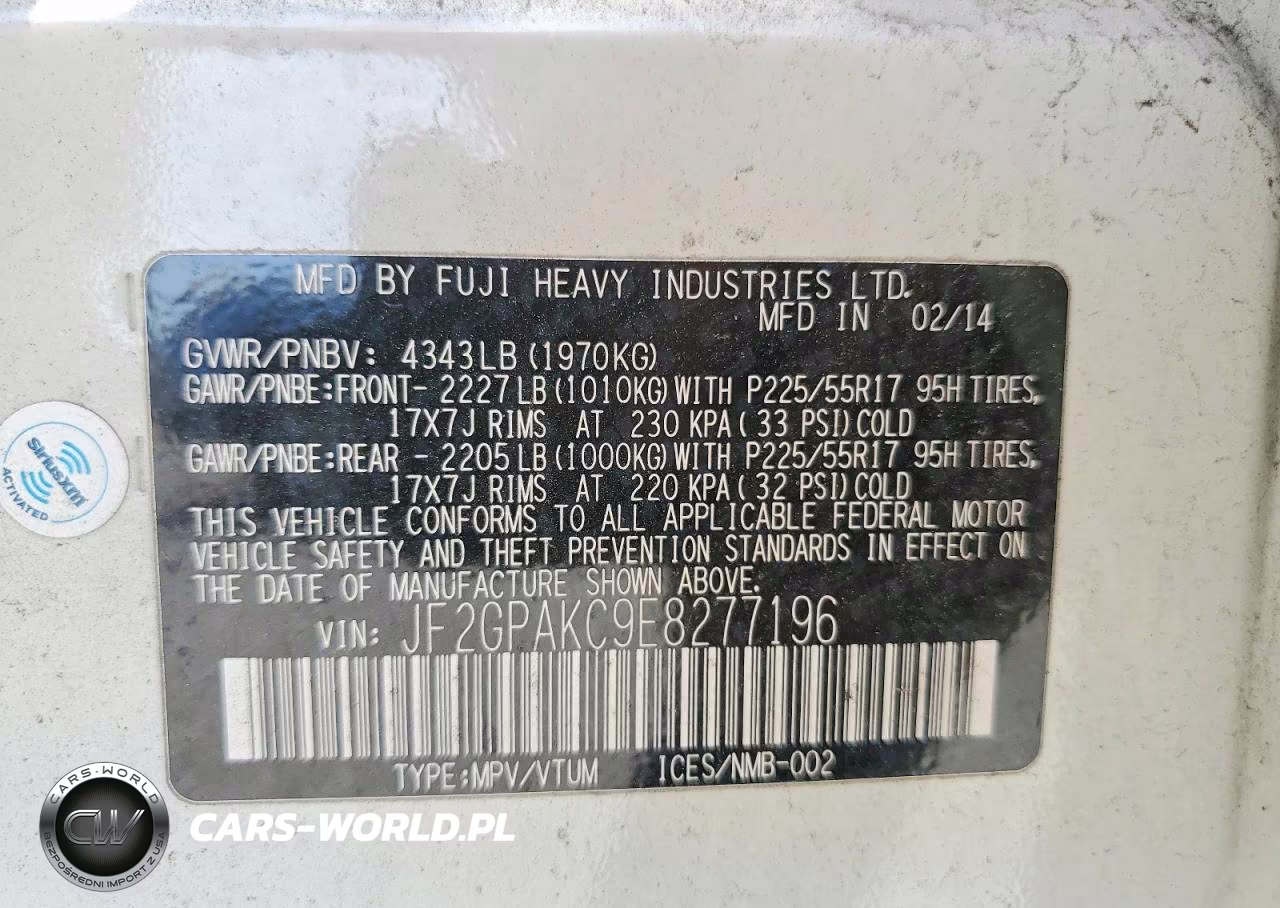 2014 Subaru Crosstrek Limited VIN:JF2GPAKC9E8277196 - 13