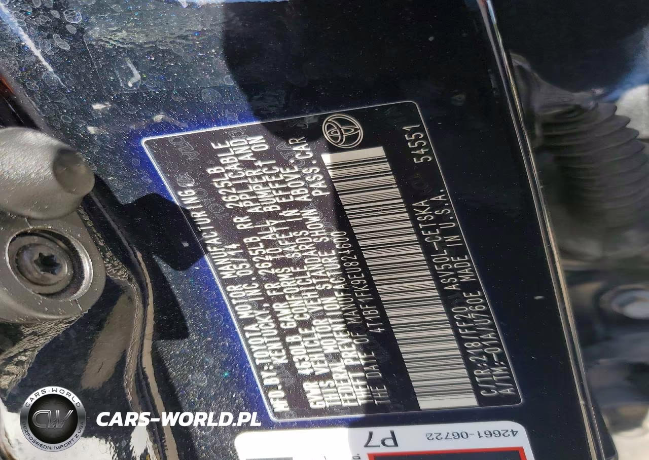 2014 Toyota Camry Se VIN:4T1BF1FK9EU824600 - 12