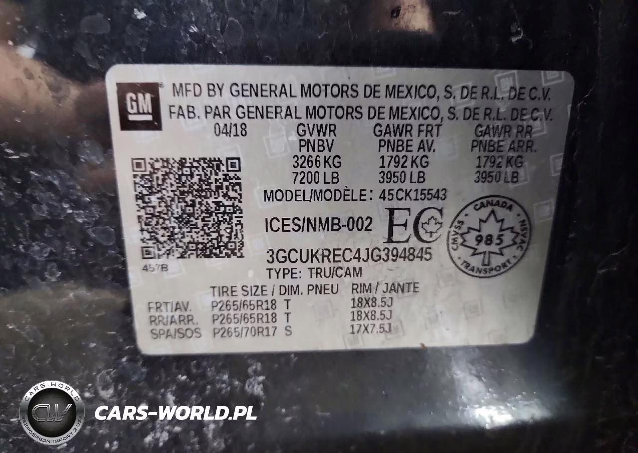 2018 Chevrolet Silverado K1500 Lt VIN:3GCUKREC4JG394845 - 12