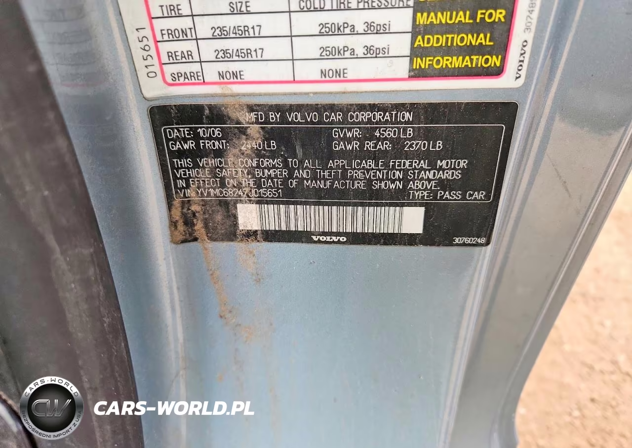 2007 Volvo C70 T5 VIN:YV1MC68247J015651 - 12