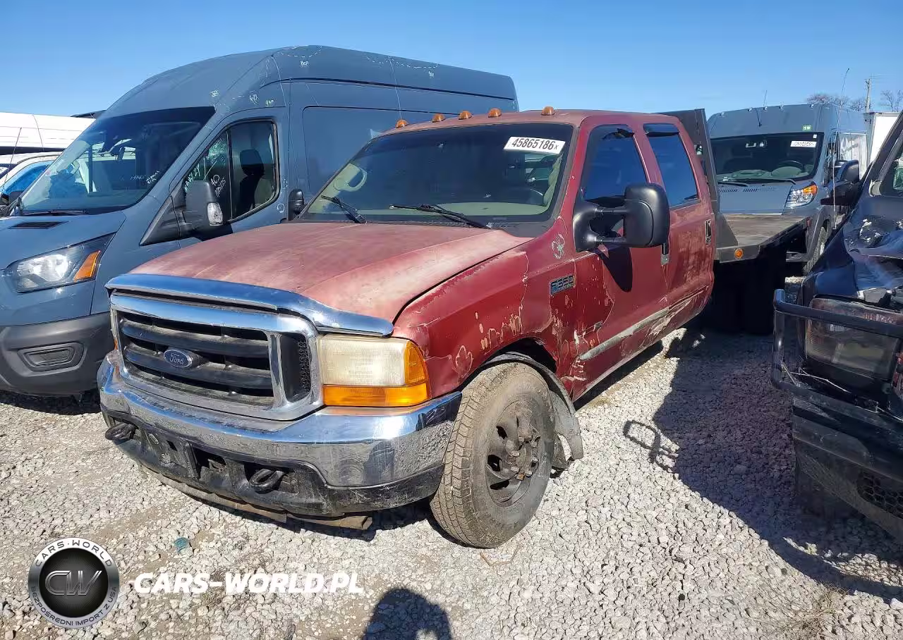 2001 Ford F350 Super Duty Flatbed Truck