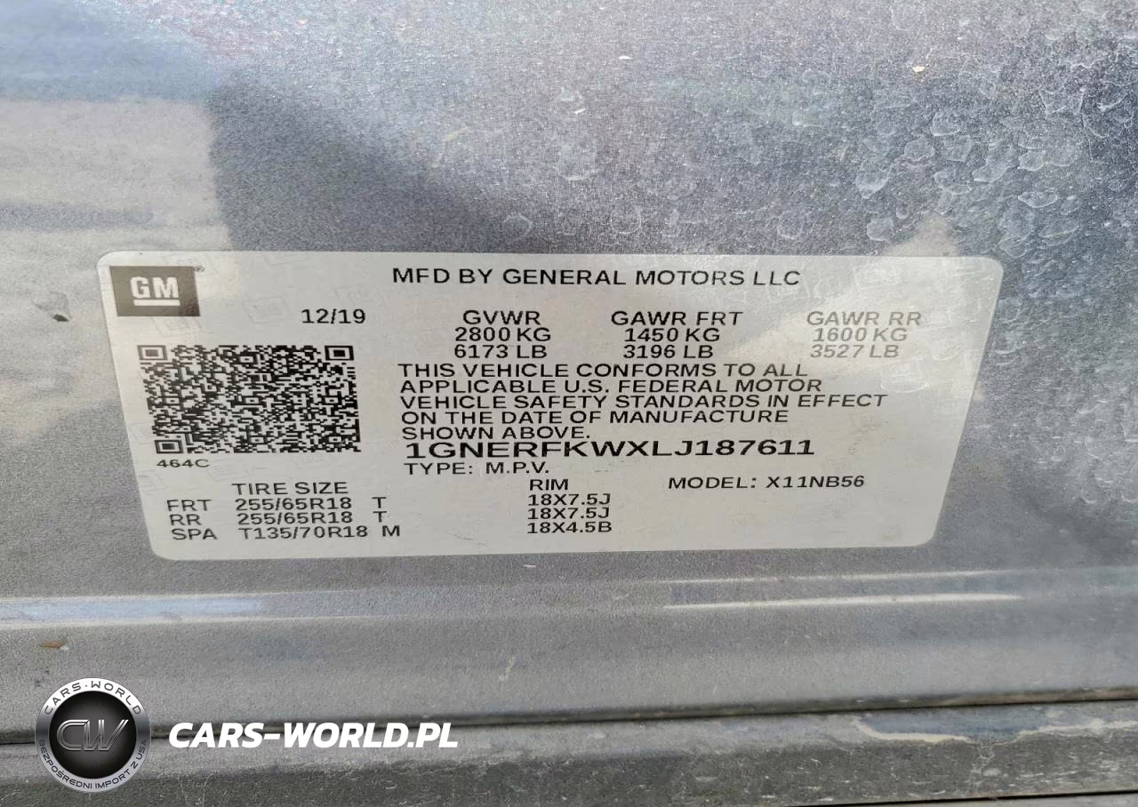 2020 Chevrolet Traverse Ls VIN:1GNERFKWXLJ187611 - 13