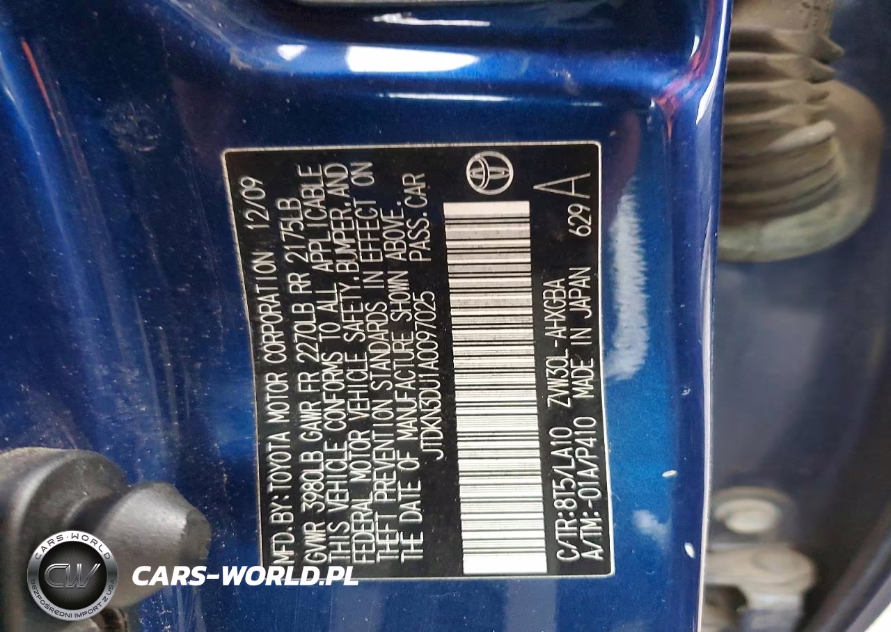 2010 Toyota Prius Iv VIN:JTDKN3DU1A0097025 - 13