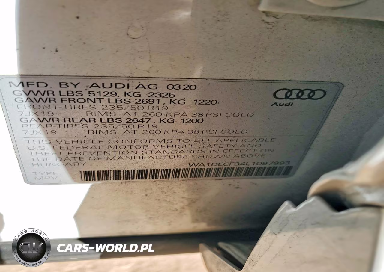 2020 Audi Q3 Premium S Line VIN:WA1DECF34L1097993 - 12