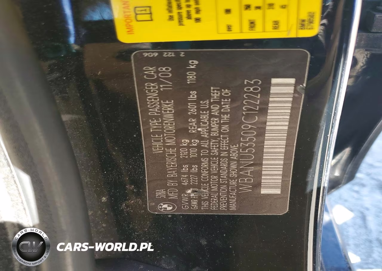 2009 BMW 528 I VIN:WBANU53509C122283 - 12