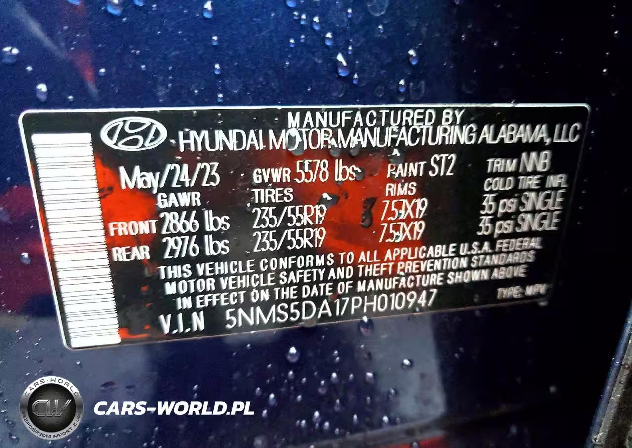 2023 Hyundai Santa Fe Hybrid Limited VIN:5NMS5DA17PH010947 - 13