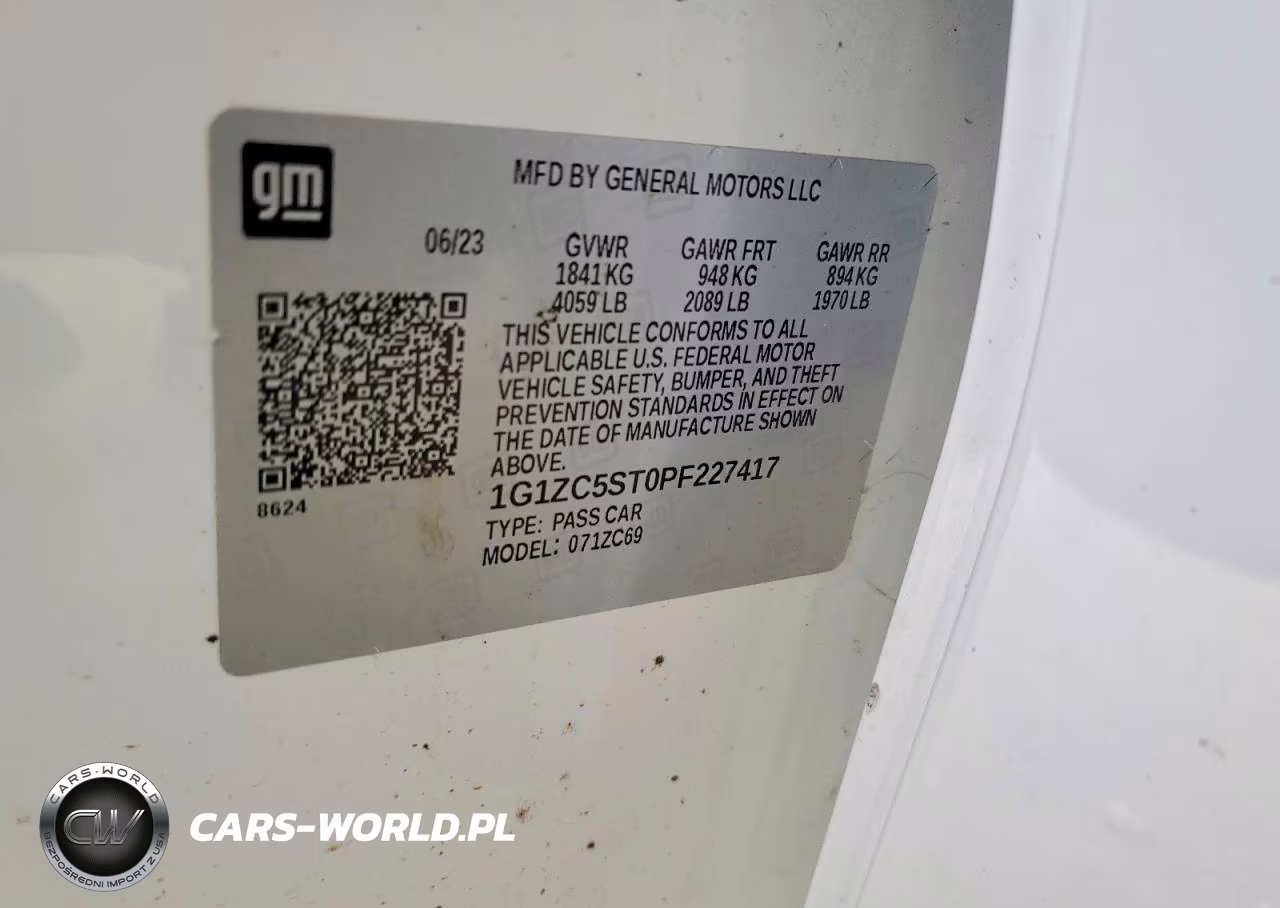 2023 Chevrolet Malibu Ls VIN:1G1ZC5ST0PF227417 - 12