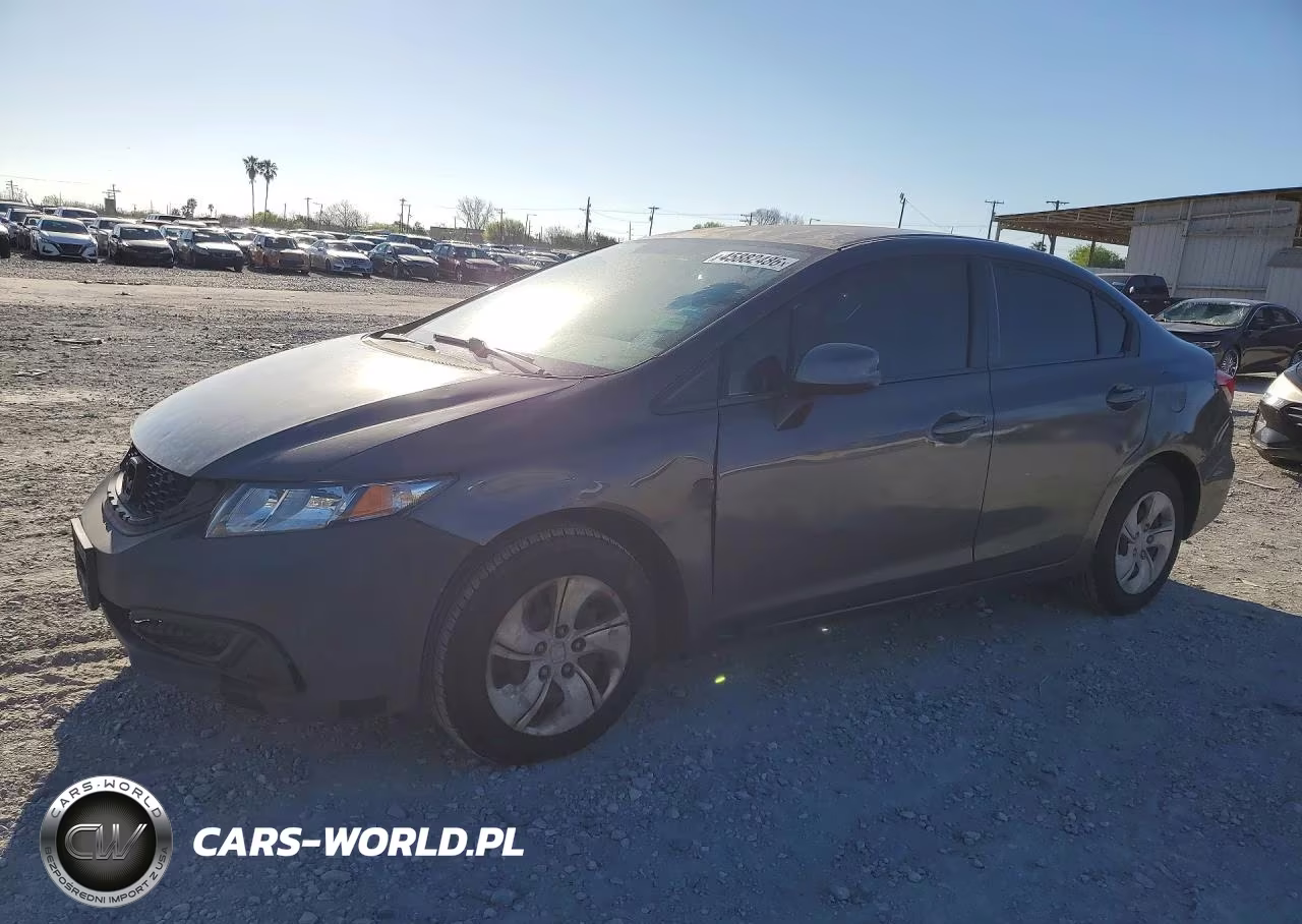 2013 Honda Civic Lx VIN:2HGFB2F58DH574920 - 1