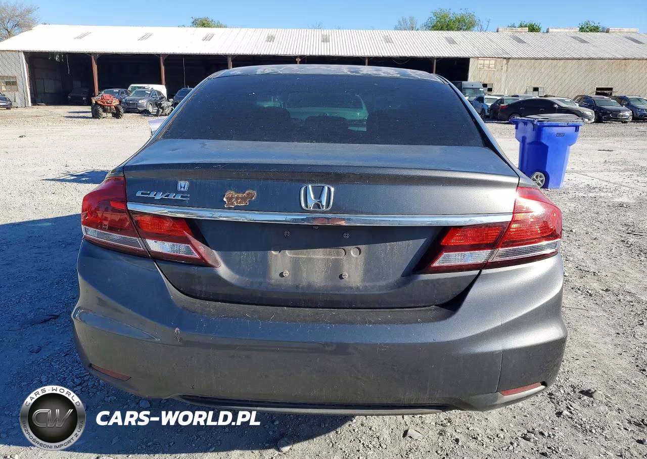 2013 Honda Civic Lx VIN:2HGFB2F58DH574920 - 6