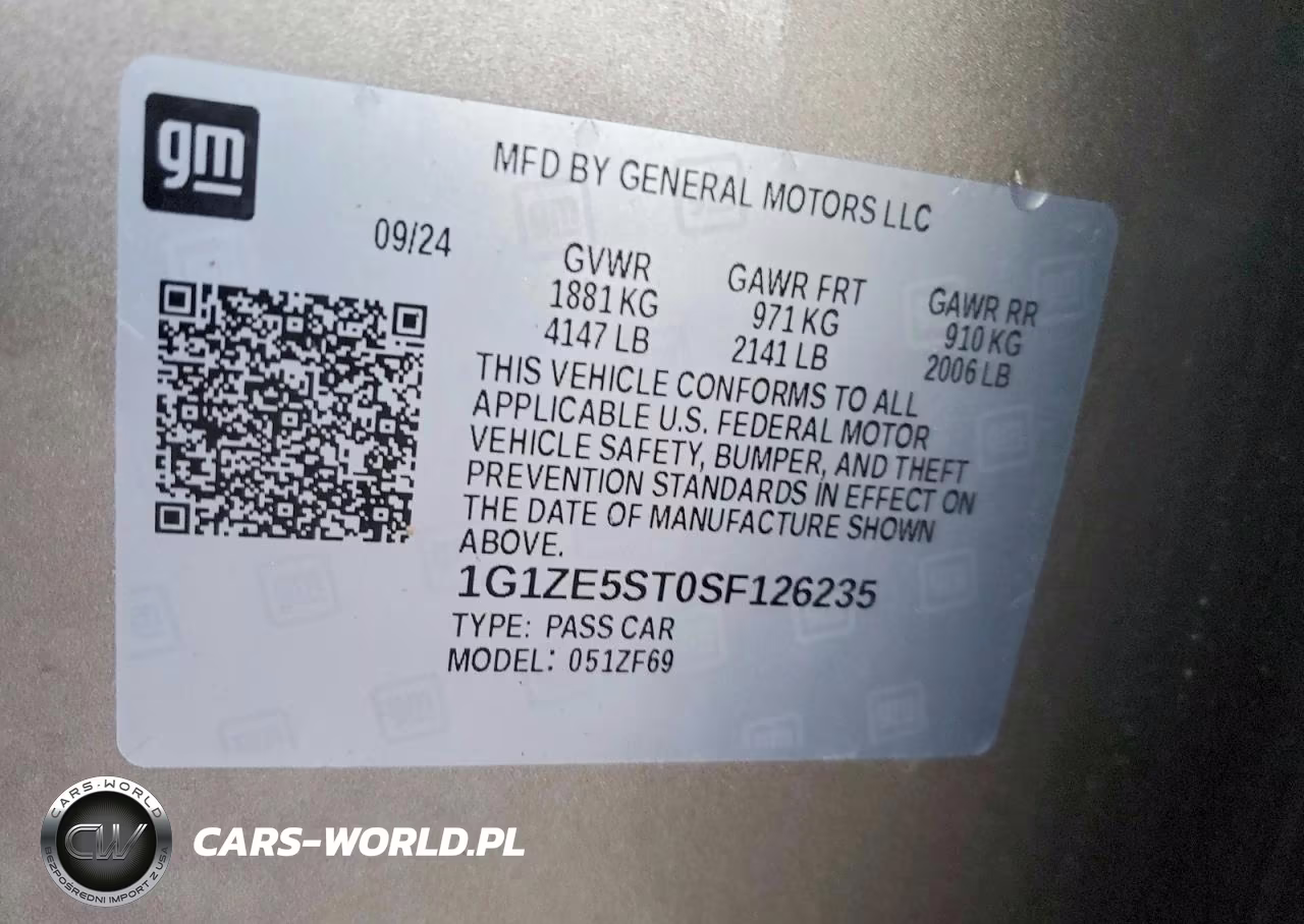 2025 Chevrolet Malibu Premier VIN:1G1ZE5ST0SF126235 - 12