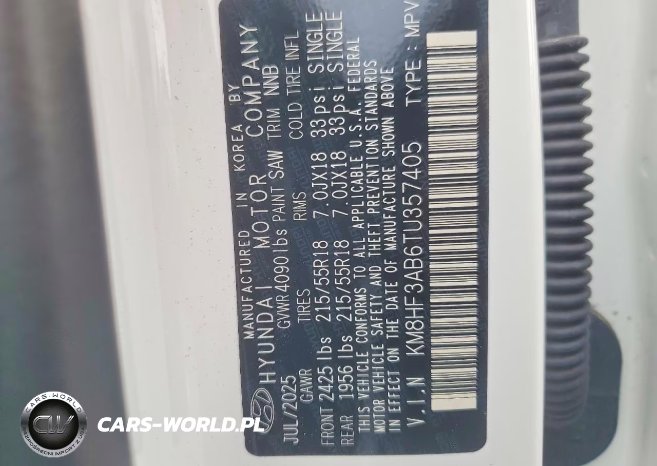 2026 Hyundai Kona Sel Sport VIN:KM8HF3AB6TU357405 - 13