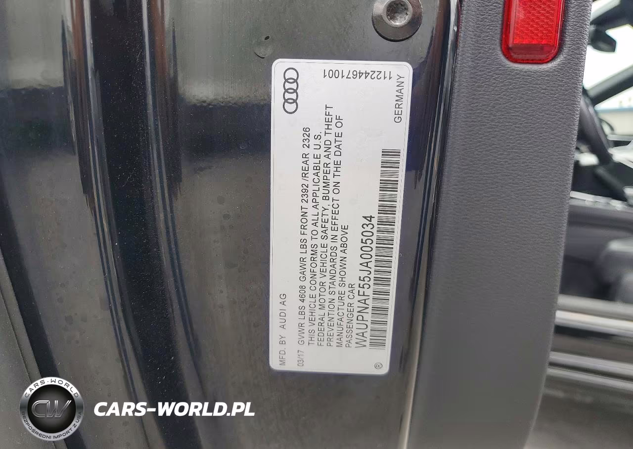 2018 Audi A5 Premium Plus VIN:WAUPNAF55JA005034 - 12