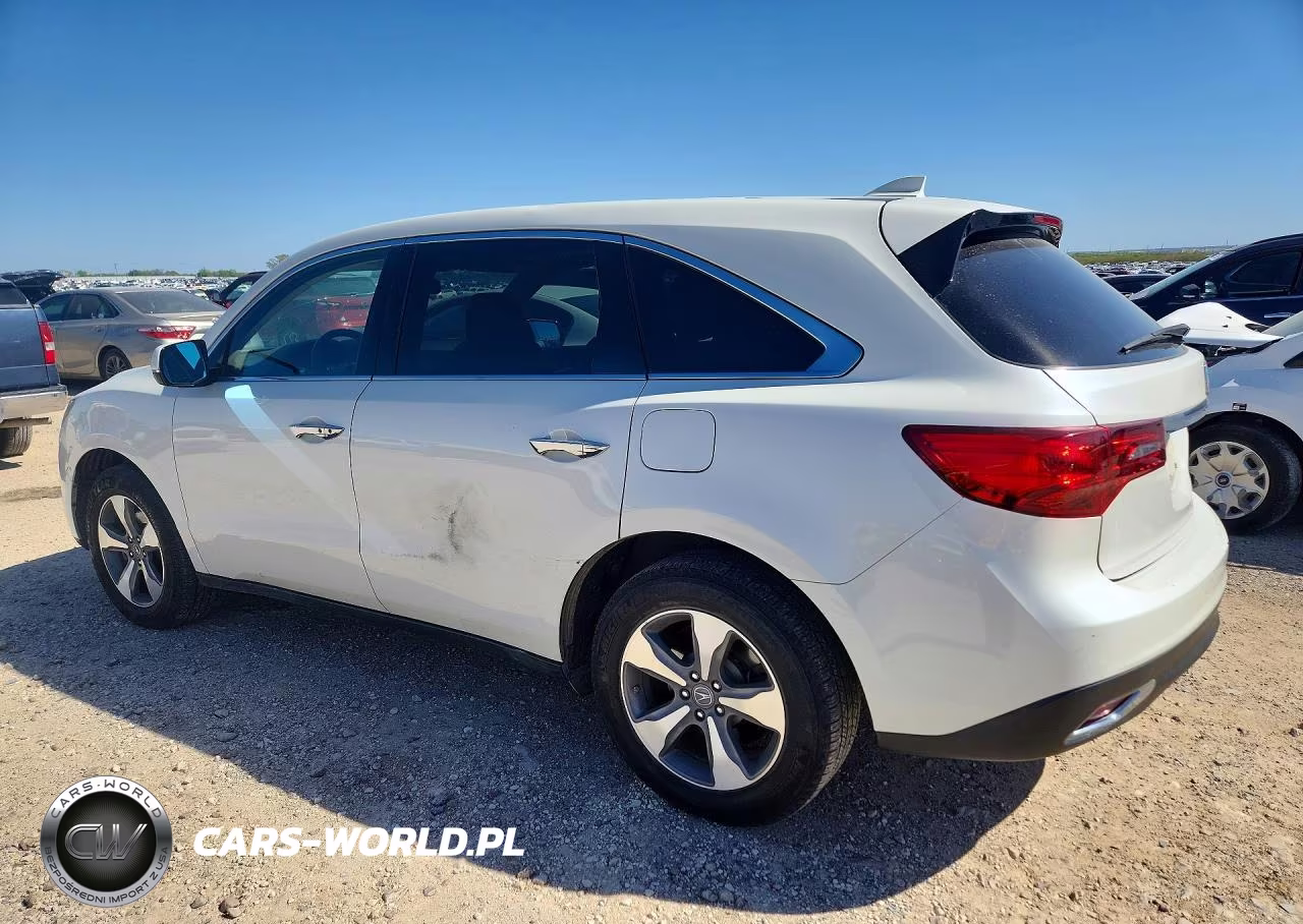2014 Acura Mdx VIN:5FRYD4H22EB038860 - 2