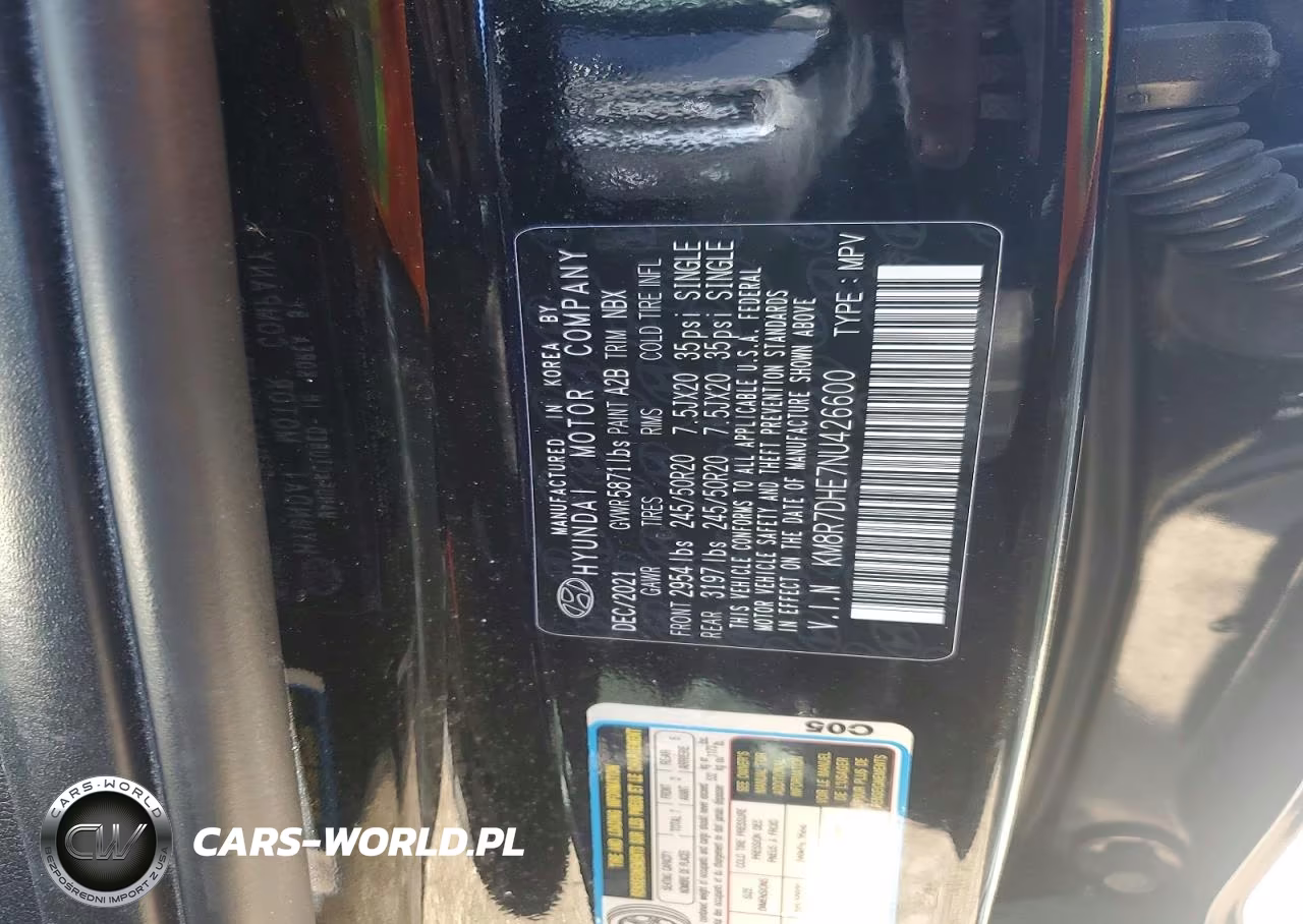 2022 Hyundai Palisade Calligraphy VIN:KM8R7DHE7NU426600 - 13